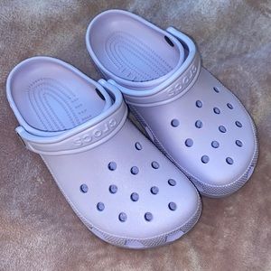 Lavender Crocs LIKE NEW💜